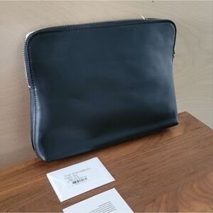 NWT 3.1 Phillip Lim 31 Cosmetic Pouch Bag iPad Luxury Travel Work Clutch Black